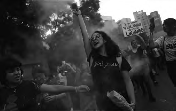 Mexicanas marchan contra el feminicidio, marzo del 2019 | Tomada de: Informador