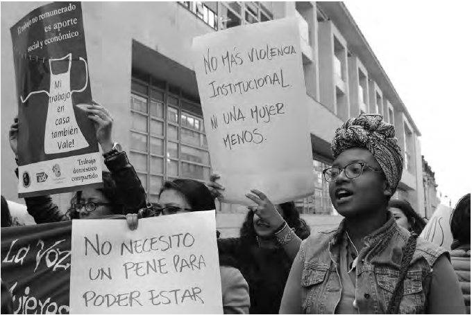Marcha por el derecho de las mujeres a una vida libre de violencias, Colombia, 2014 | Foto: Diana López Galindo. Tomada de: Católicas por el derecho a decidir