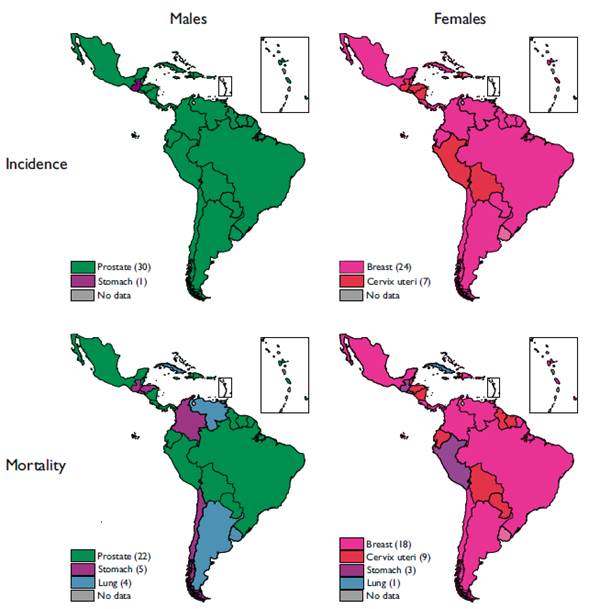 Cancer patterns, trends and projections in Latin America and the ...