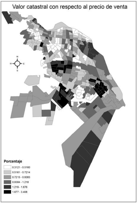 Valores unidades catastrales