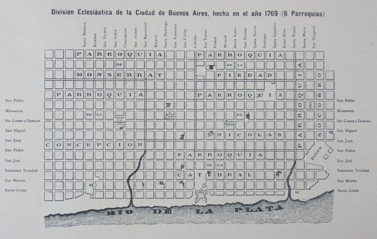 Reconstrucción de las jurisdicciones parroquiales.