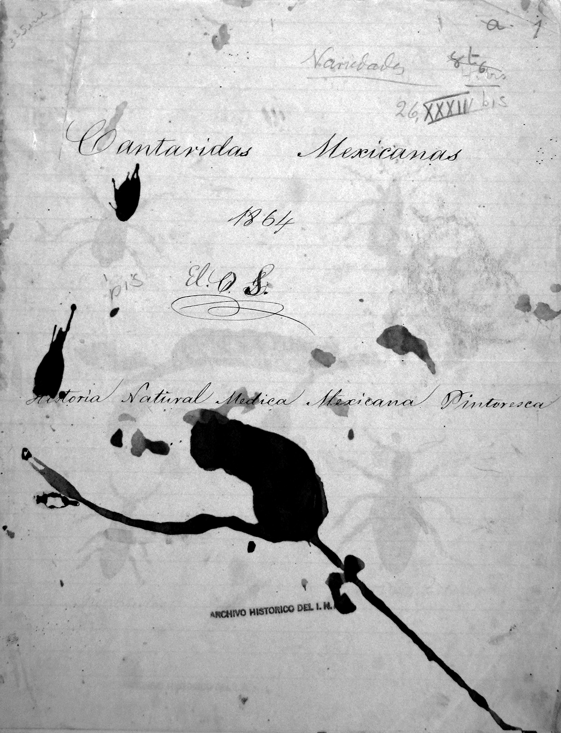 Frontis de “Cantáridas Mexicanas”