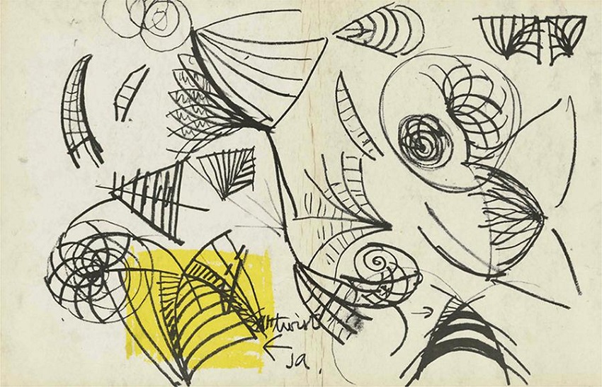 Jørn Utzon. Última lamina del Libro Amarillo, 1962. Figure 11. Jørn Utzon. Last drawing from The Yellow Book, 1962.
