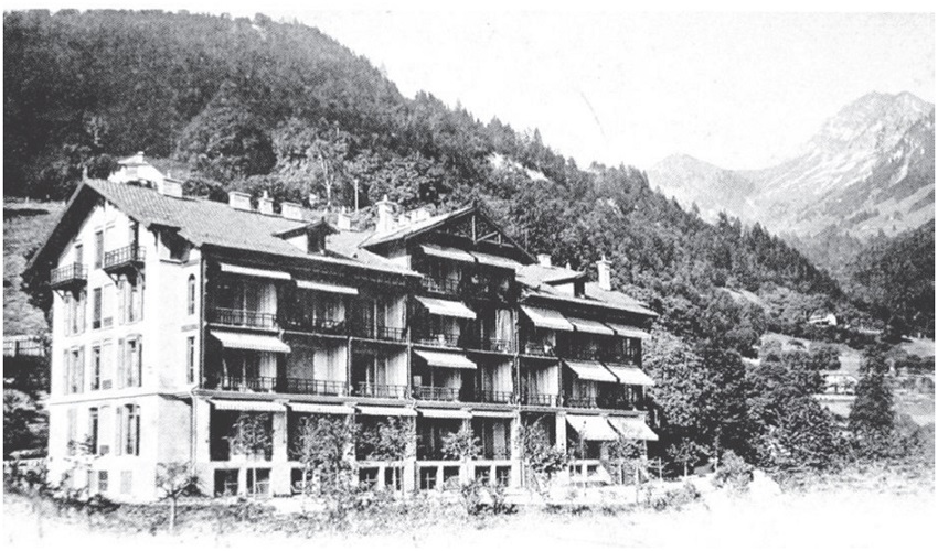 Sanatorio La Colline en Montreux, 1898.