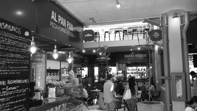 Mercado México, avenida La Paz y calle Colonias