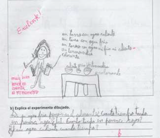 Respuesta de una alumna representativa del Nivel 3