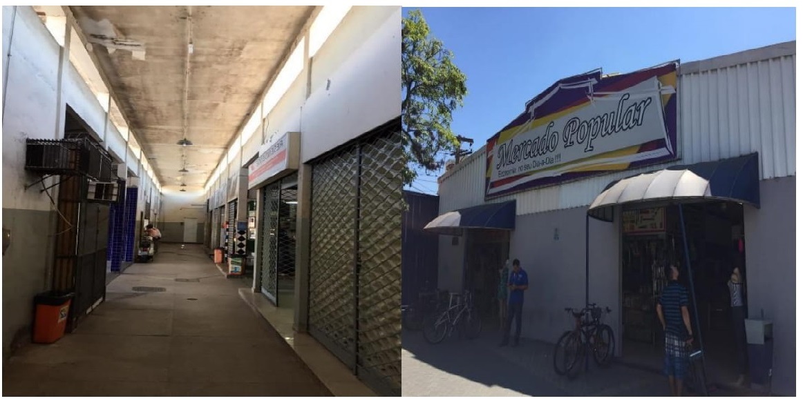 Figure 5 - The internal part of the Old Bus Terminal of Resende - 2018. Figure 6 - Popular Market -2018