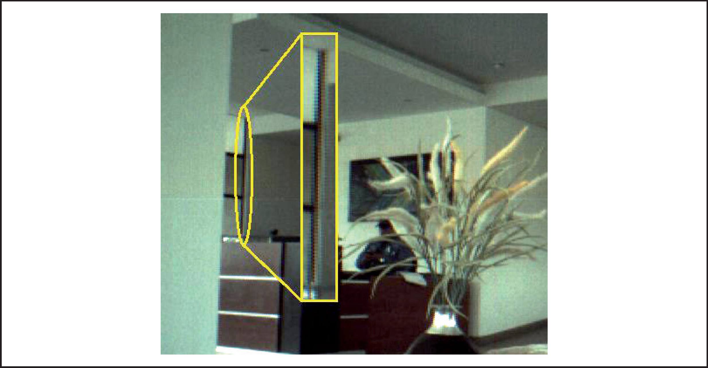 Zipper effect — image with bilinear interpolation.