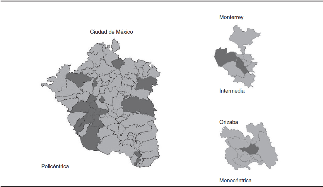 Tipos de estructura urbana