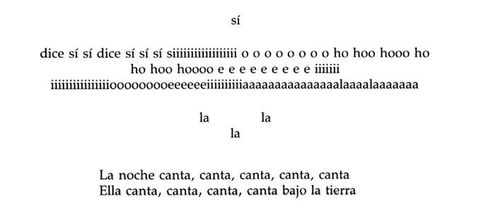 Canto a su amor desaparecido
