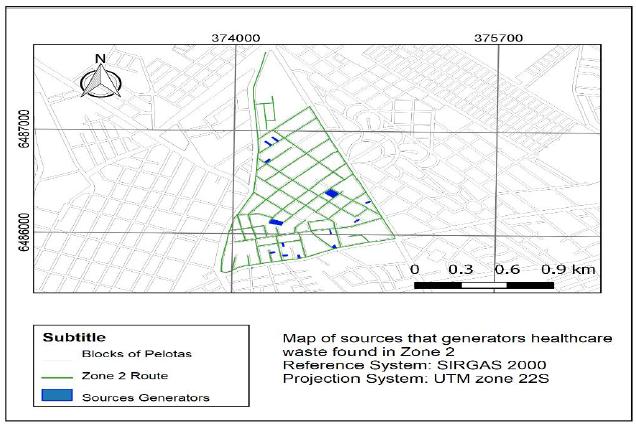 Sources that generate HCW found in Zone 2.