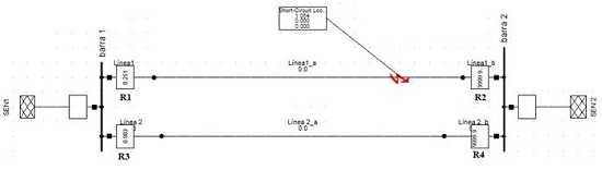 Tiemp&oacute;s de operaci&oacute;n de las funciones de sobrecorriente direccional de tierra (67N) instaladas en R1, R2, R3, R4.