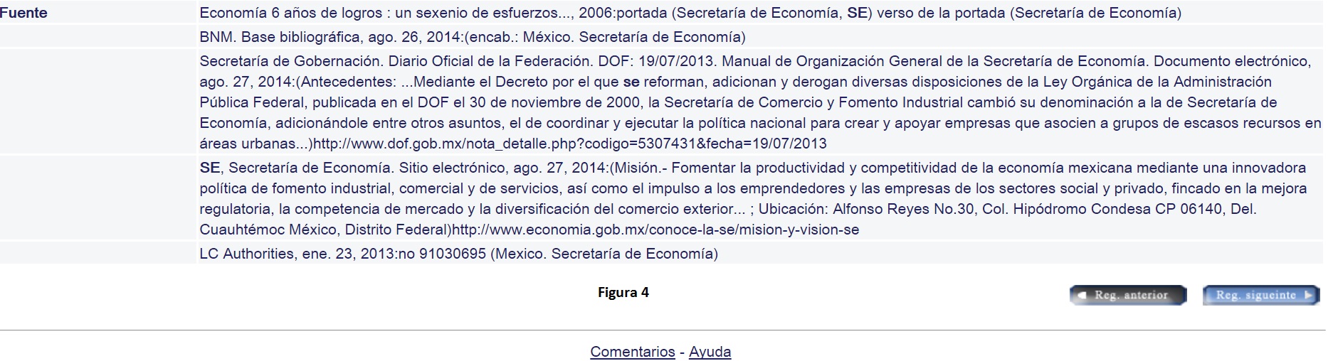 Registro de autoridad de entidad
corporativa (Pantalla 2)