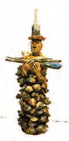 Esculturas de cera y tubos de óleo, 2015.