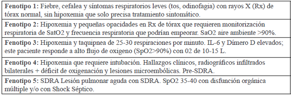 Clasificación por fenotipos17