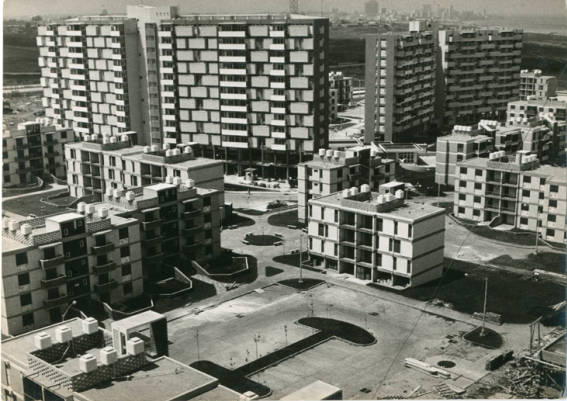 Unidad Vecinal No. 1 Camilo Cienfuegos. La Habana del Este, 1960. Fuente. ANC.