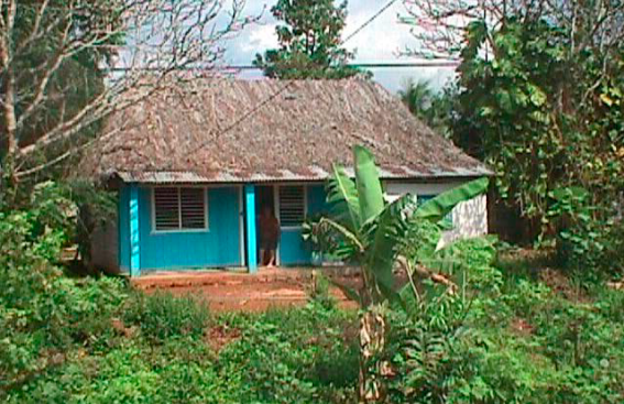 Vivienda vernácula rural en el clima cálido - húmedo de Cuba.