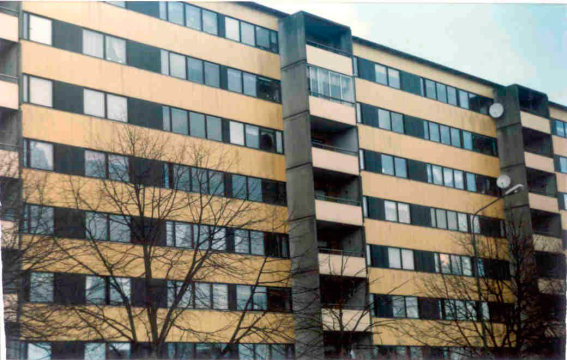 Edificio de viviendas “del Millón” en Estocolmo, Suecia.
