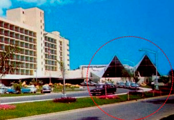 Casino-cabaret Tropicoro, proyectado por el binomio Max Borges- F&eacute;lix Candela en 1956 para el Hotel San Juan Intercontinental, San Juan, Puerto Rico.