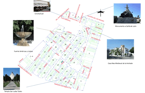 Análisis de la Estructura e identificación de los elementos compositivos de la Imagen urbana.