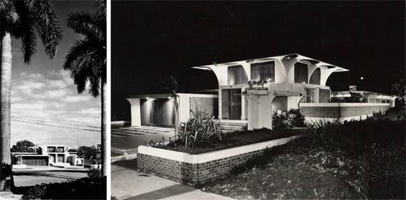 Casa de Higinio Miguel. Las palmas reales como elementos de inspiración. 
