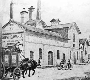 Antigua fábrica de Cerveza Bavaria 1890. 