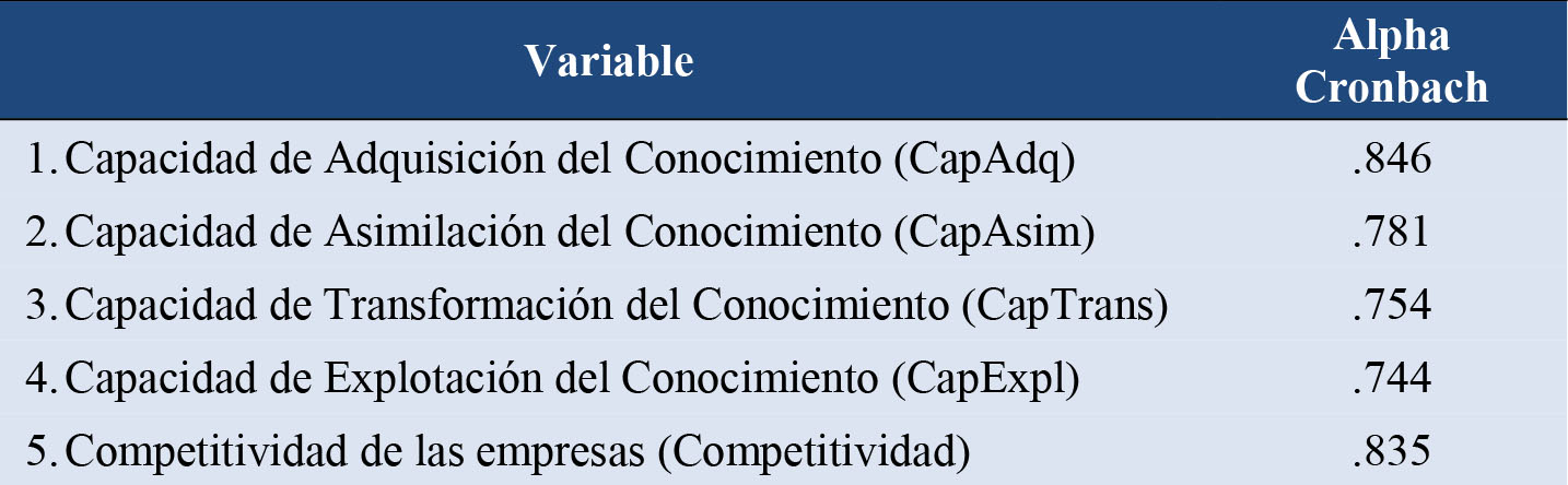 Fiabilidad de las escalas de medici&oacute;n
