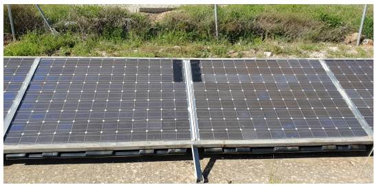 Shading configuration studied in case 1