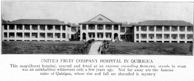 Hospital de la United Fruit Company en Quiriguá