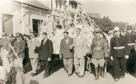 API, Carpeta Procesiones. Colección Familia Lagos. Procesión de la Inmaculada, 8 de diciembre de 1945