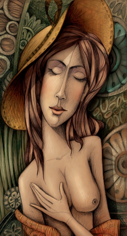 T&Oacute;CATE. Mixta/ L&aacute;piz sobre papel y retoque digital
