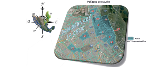 Mapa del Polígono San Bernabé/ La Croc