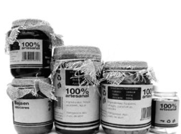 Posterior de propuesta para envase de vidrio