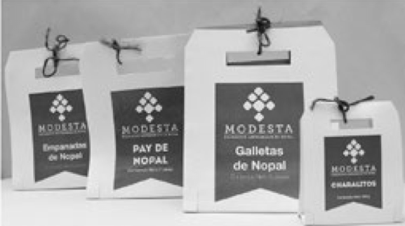 Frente de propuesta de envase de papel