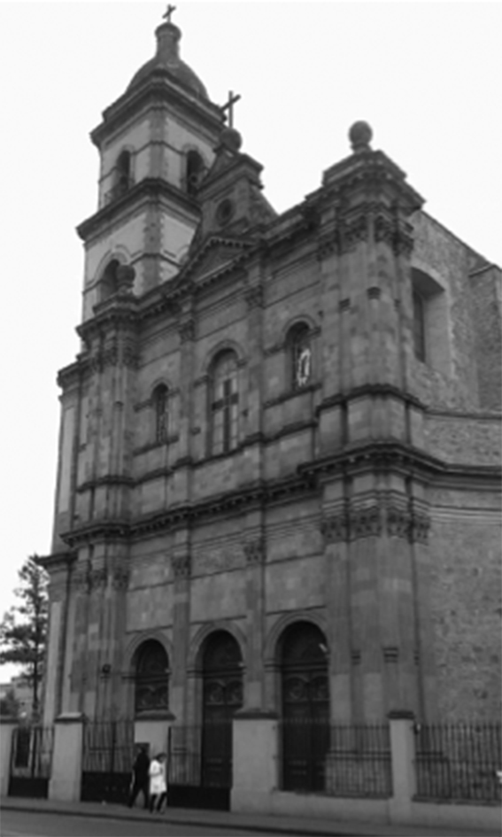 Figura 3. Fachada del templo de
San Jos&eacute; &ldquo;El Ranchito&rdquo;.