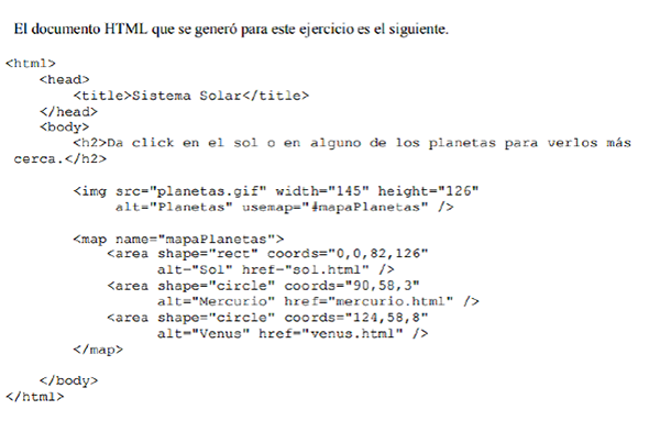 Documento HTML para el ejemplo pr&aacute;ctico de mapas de im&aacute;genes