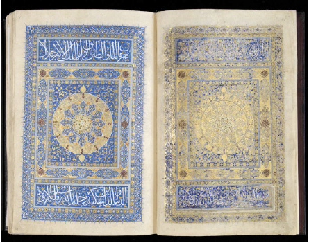  Antologia do Principe Iskandar, LA106, FCG, obra
afetada pela inundao de 1967, aps tratamento: pgina esquerda sujeita a restauro
mimtico; pgina direita limpa de lamas e consolidada. Cortesia da Fundao
Calouste Gulbenkian.