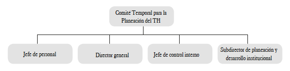 Conformaci&oacute;n Comit&eacute; Temporal para la Planeaci&oacute;n del TH
			