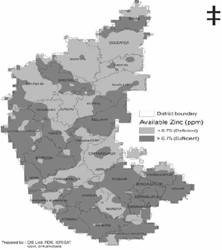 Soil Zn status of Karnataka