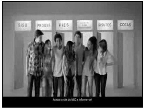 - Realiza&ccedil;&atilde;o dos jovens sobre as &ldquo;portas abertas&rdquo; para o acesso ao Ensino Superior