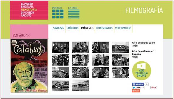 Berlanga Film Museum. Sección Filmografía y acceso a la sinopsis de la película, títulos de crédito, imágenes, cartel, tráiler y visionado online.