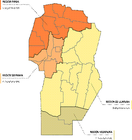 Regionalización de la provincia de Córdoba. Área Infraestructura Regional, Ministerio de Gobierno de la Provincia de Córdoba, 2012-2015