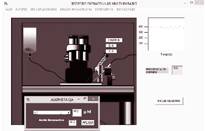 Simulación de la aplicación de ácido quiscuálico