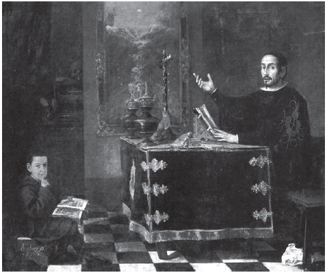 Retrato de D. Miguel Mañara leyendo la Regla de la Santa Caridad, ca.1681