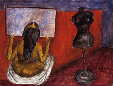 Gouache sobre papel, 10.5 x 27.3 cm. Colección particular. Fotografía de Francisco Kochen. Reproducido con el permiso de María Rosenda López Posadas, representante legal de la propiedad intelectual de María Izquierdo.