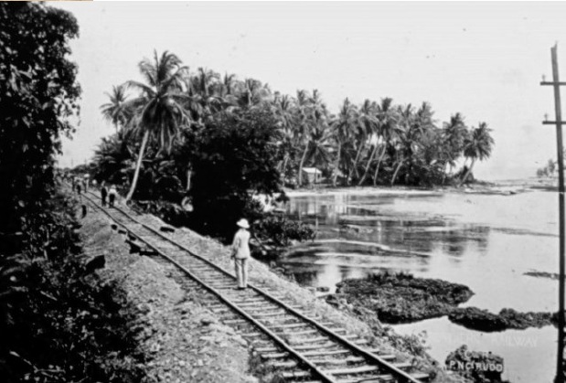Línea del Ferrocarril Northern Railway Company, 1890.