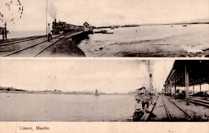 Muelle de Limón, década 1920.