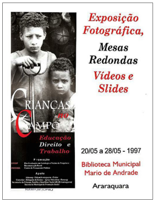Cartaz de exposi&ccedil;&atilde;o fotogr&aacute;fica