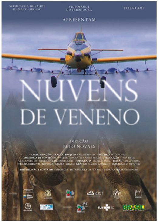 Cartaz do filme &ldquo;Nuvens de veneno&rdquo;