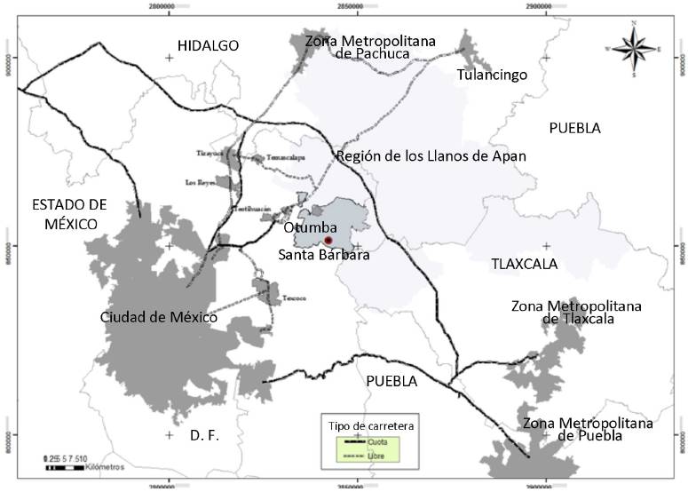 Santa Bárbara en el contexto urbano-regional 